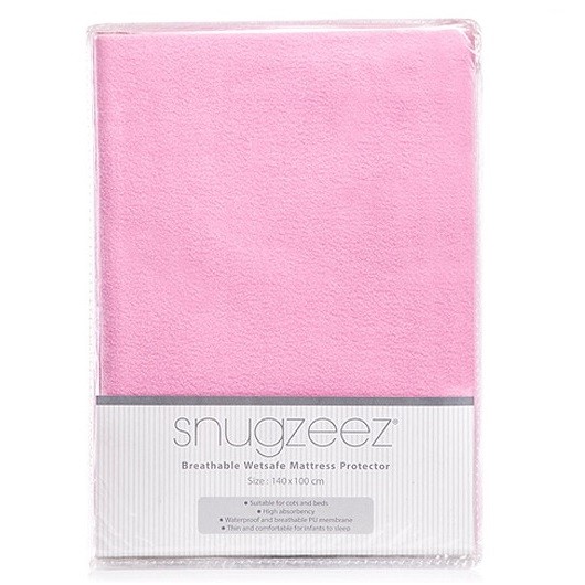 Breathable Wetsafe Mattress Protector in Pink