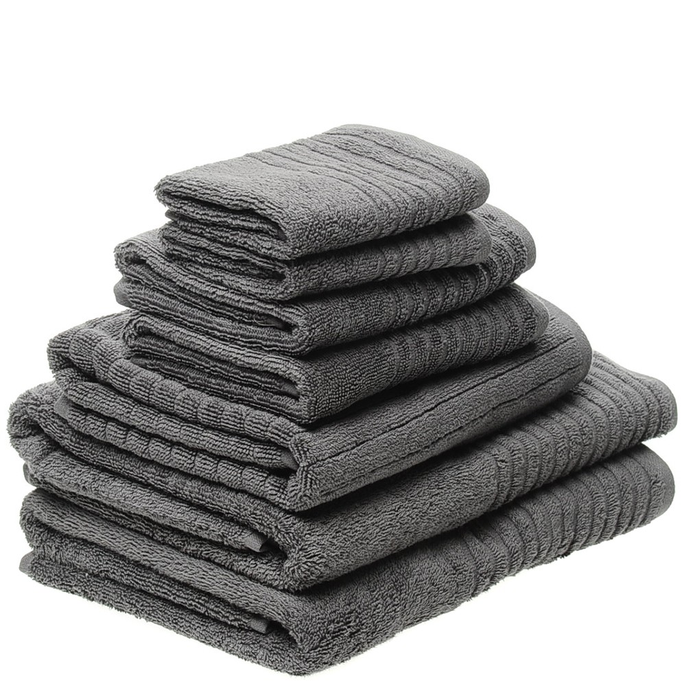 7 Piece Luxury 600GSM Towel Set in Ash