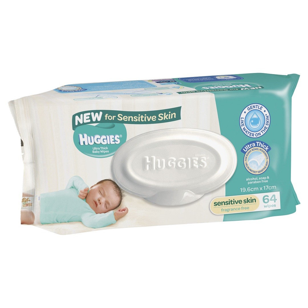 HUGGIES® Baby Wipes Ultra Sensitive 64pc