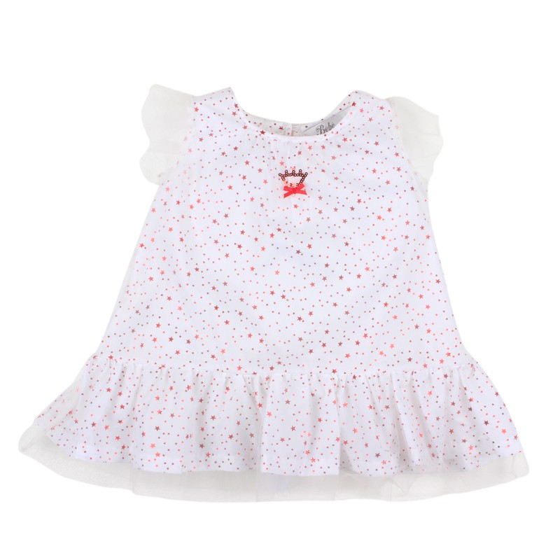 Bebe by Minihaha Christmas Tulle Red Star Dress