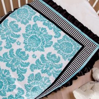 Couture Cot Blanket - Blue