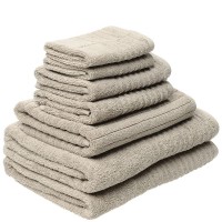 7 Piece Luxury 600GSM Towel Set in Taupe