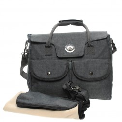 Fashion Carry-All Nappy Bag in Stone