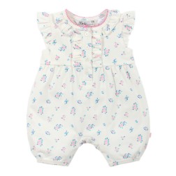 Bebe by Minihaha Nadia Button Front Romper w Frill